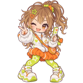 いたずらギャルのオリジナルキャラクター